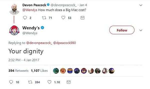 Wendys Twitter Screenshot